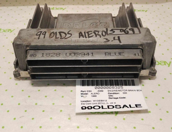99 OLDS ALERO Engine/motor Brain Box 3.4L ID 9357440 09357440