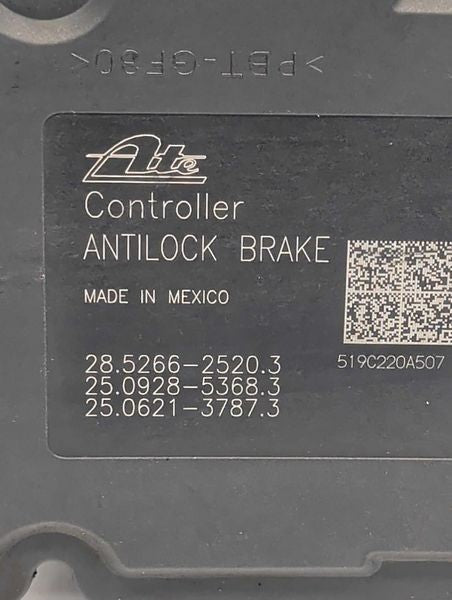 2017-2022 Dodge Ram 1500 Pickup Anti Lock Abs Brake Pump Module Assemb