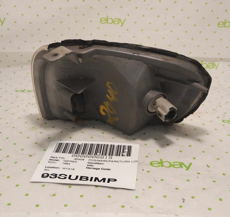 93 94 95 01 SUBARU IMPREZA Fog/mark/park/turn Light/lamp Right