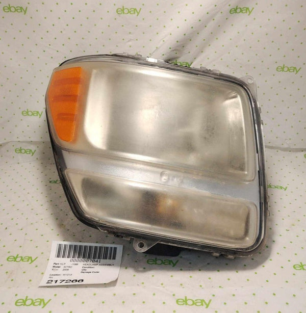07 08 09 10 11 DODGE NITRO Headlamp Assembly Right