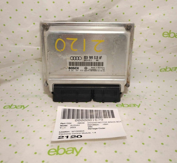 03 AUDI A4 Engine/motor Brain Box
