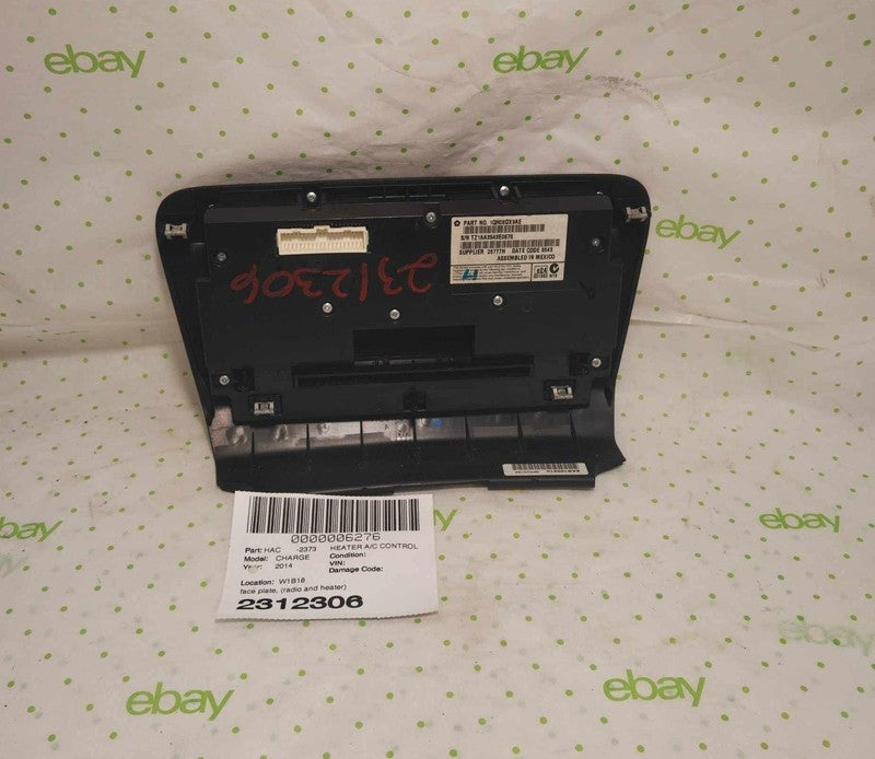 11 12 13 14 DODGE CHARGER Heater A/c Control