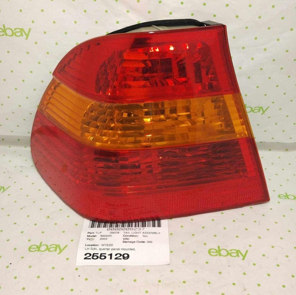 02 03 04 05 BMW 325I Tail Light Assembly Left