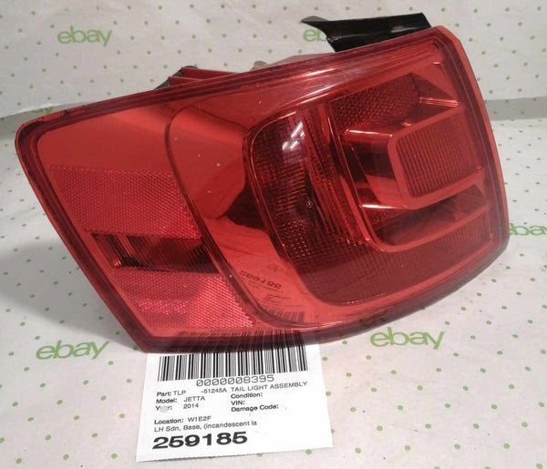 11 12 13 14 JETTA EXCEPT GLI Tail Light Assembly Left