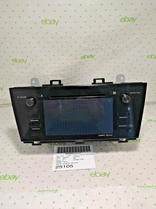Audio & Visual Equip.(radio) SUBARU LEGACY 17