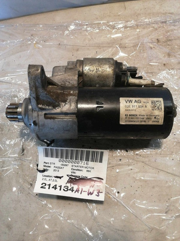 Starter Motor VW PASSAT 12 13 14 15