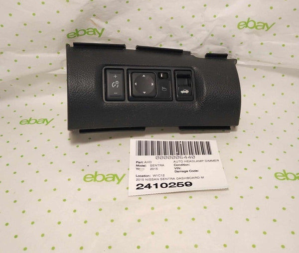 15 NISSAN SENTRA Auto Headlamp Dimmer