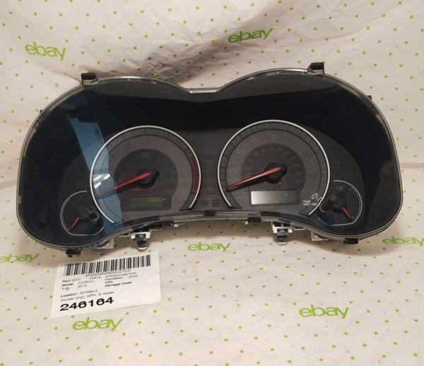 2009-2010 Toyota Corolla S Speedometer Instrument Cluster MPH AT Thru 