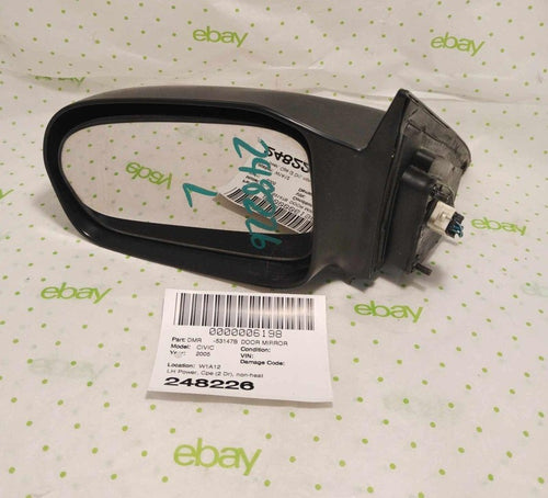 01 02 03 04 05 HONDA CIVIC Door Mirror Left BLACK
