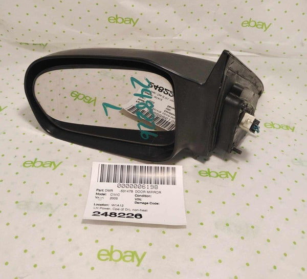 01 02 03 04 05 HONDA CIVIC Door Mirror Left BLACK