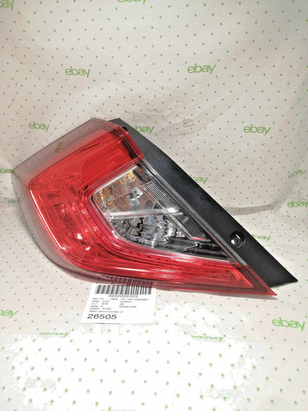 Tail Light Assembly HONDA CIVIC Left 16 17 18 19 20 21