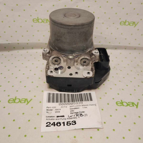 09 10 11 TOYOTA RAV-4 Anti-lock Brake System