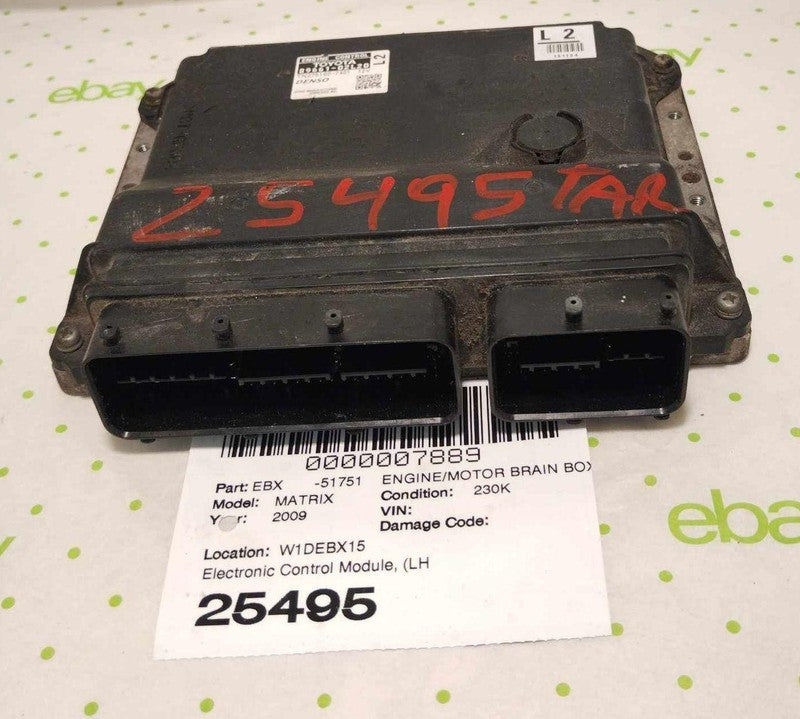 09 TOYOTA MATRIX Engine/motor Brain Box
