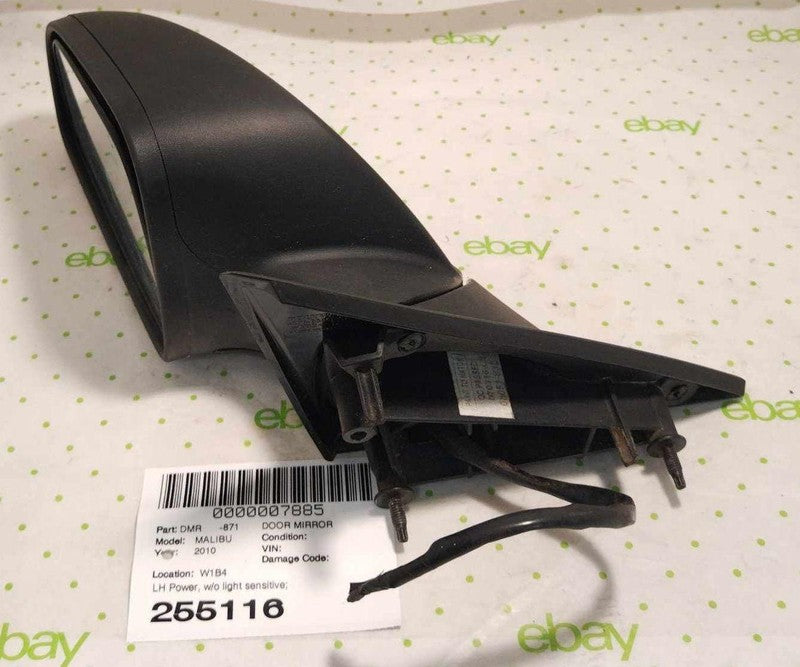 08 09 10 11 12 CHEVY MALIBU Door Mirror Left Power w/o light sensitive