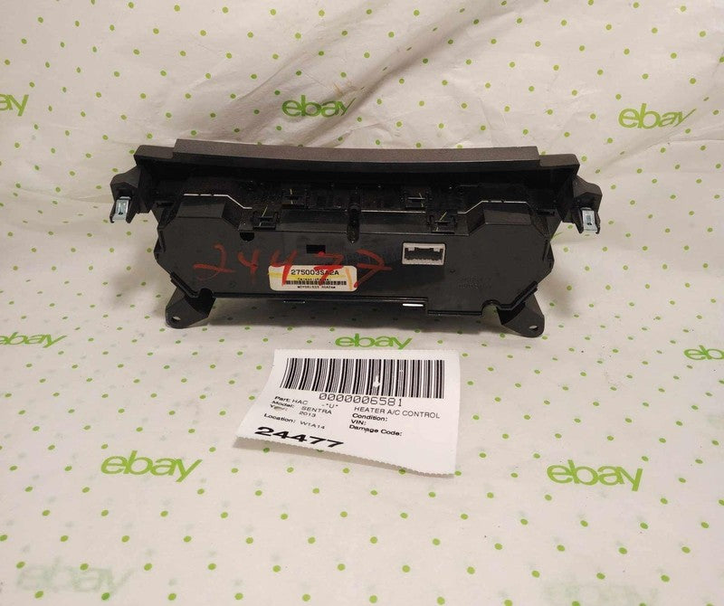 13 NISSAN SENTRA Heater A/c Control