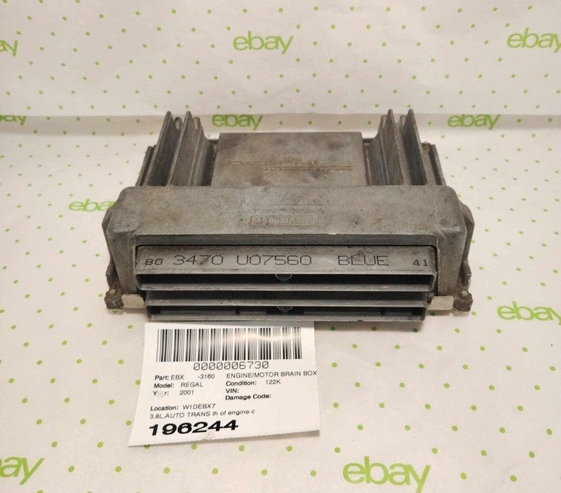 00 01 02 BUICK REGAL Engine/motor Brain Box