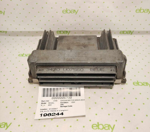 00 01 02 BUICK REGAL Engine/motor Brain Box