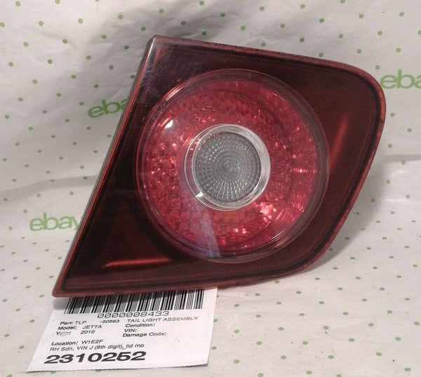 08 09 10 JETTA EXCEPT GLI Tail Light Assembly Right