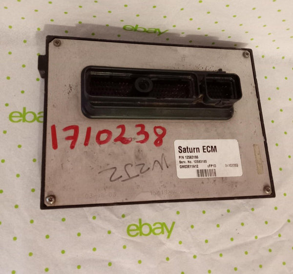 03 04 SATURN ION Engine/motor Brain Box