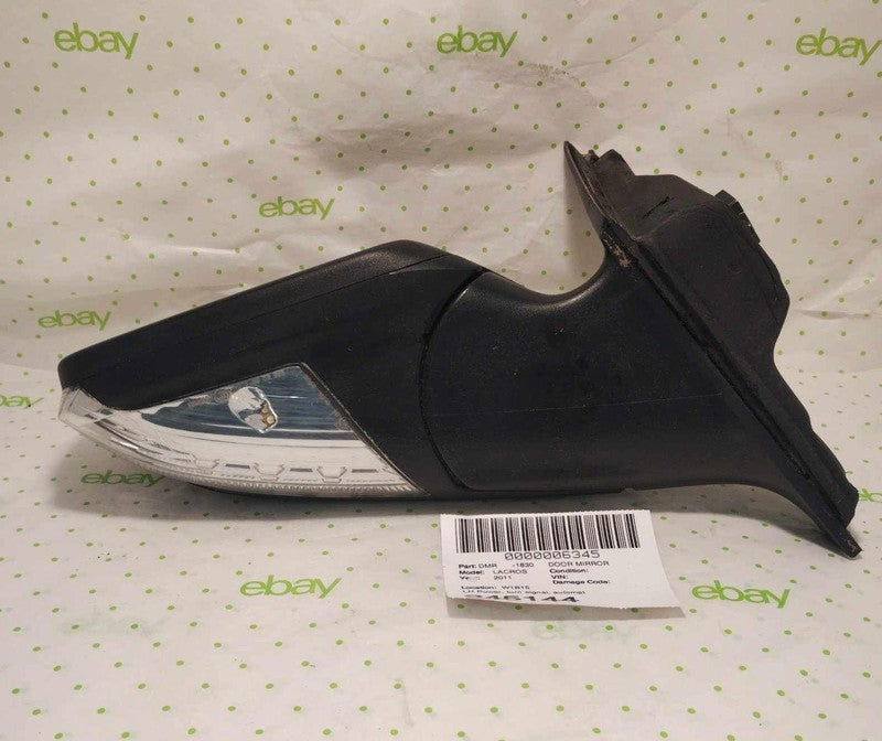 10 11 12 BUICK LACROSSE Door Mirror Left Power turn signal automatic d