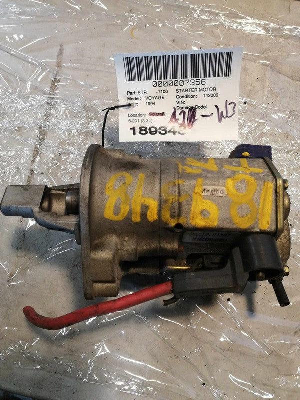 Starter Motor VOYAGER 90 91 92 93 94 95 96 97 98 99