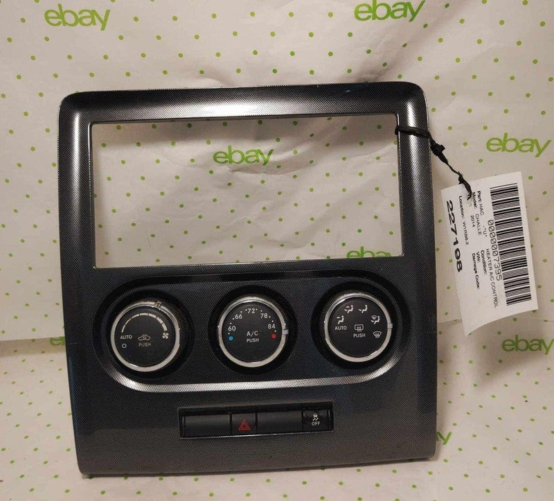 14 DODGE CHALLENGER Heater A/c Control