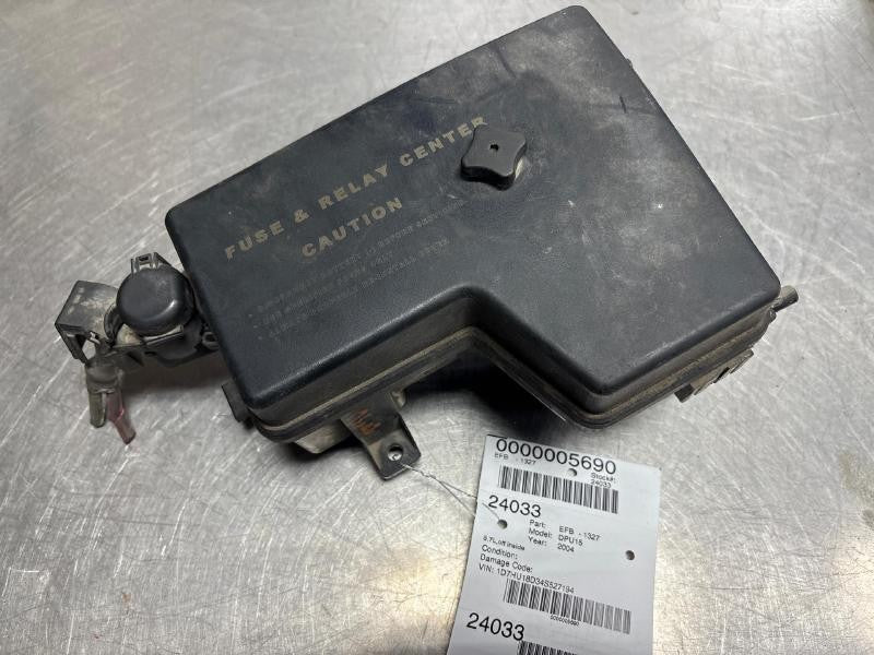 2002-2004 Dodge Ram 1500 Pickup Engine Fuse Box Relay Module