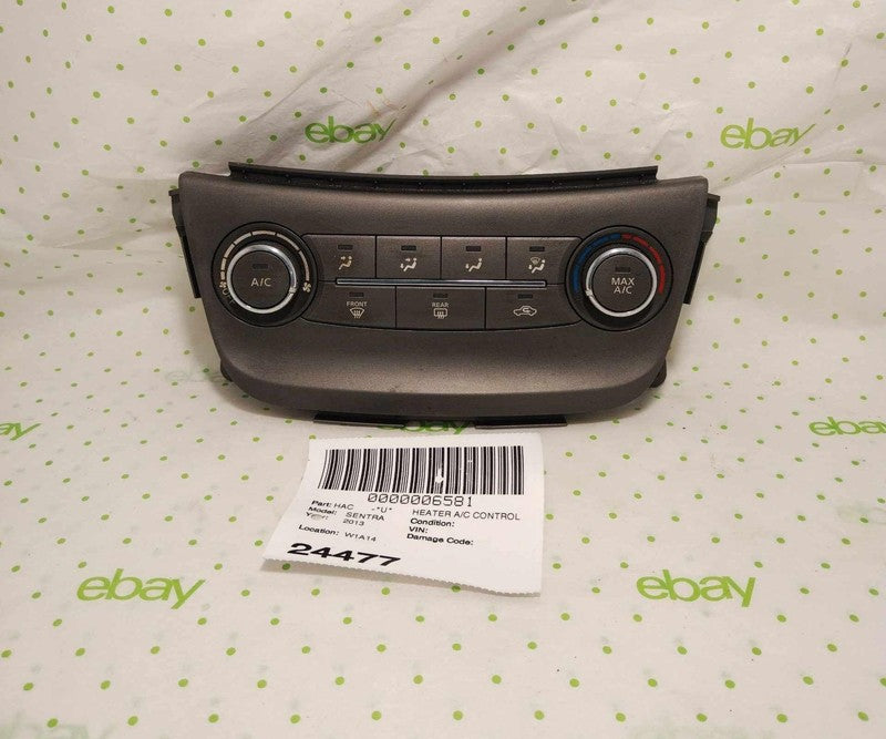 13 NISSAN SENTRA Heater A/c Control