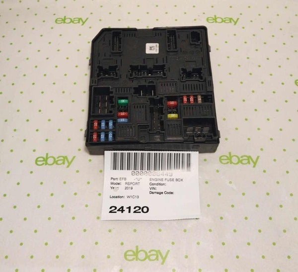 19 NISSAN ROGUE SPORT Engine Fuse Box