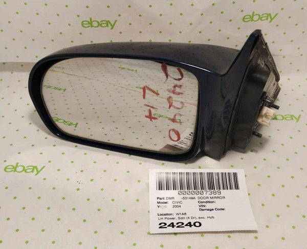 01 02 03 04 05 HONDA CIVIC Door Mirror Left Power Sdn (4 Dr) exc. Hybr