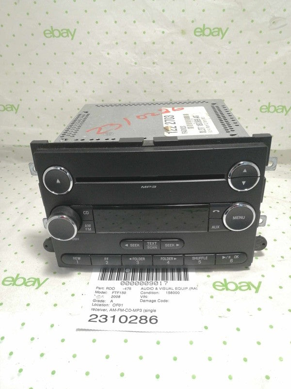 Audio & Visual Equip.(radio) FORD PICKUP F150 07 08
