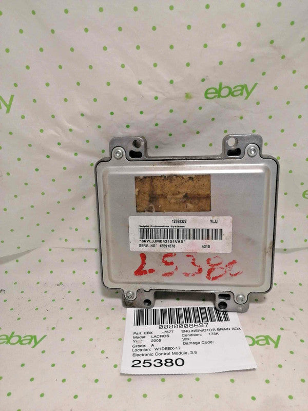 Engine/motor Brain Box BUICK LACROSSE 05