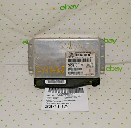 02 03 04 05 06 AUDI A4 Chassis Brain Box