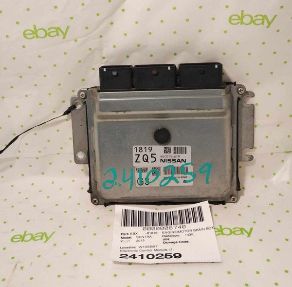 13 14 15 NISSAN SENTRA Engine/motor Brain Box