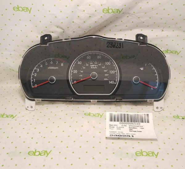 07 08 09 10 HYUNDAI ELANTRA Speedometer