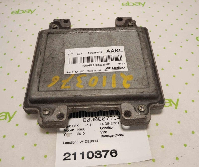 10 CHEVY HHR Engine/motor Brain Box