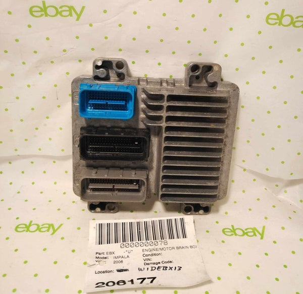 06 08 09 CHEVY IMPALA Engine/motor Brain Box