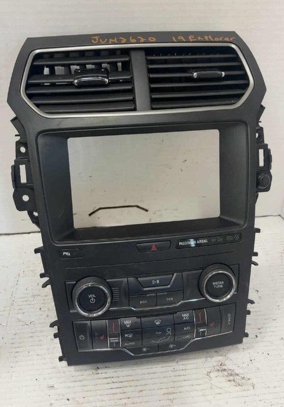 2018-2019 Ford Explorer Temperature AC Heat Radio Control Panel JB5T-1