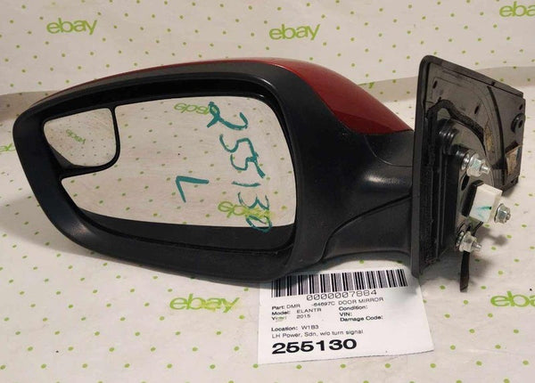 14 15 16 HYUNDAI ELANTRA Door Mirror Left Power Sdn non-heated BURG
