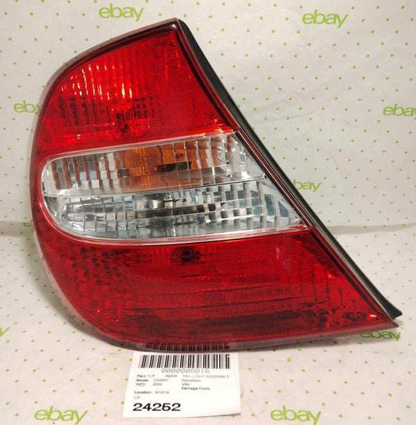 02 03 04 TOYOTA CAMRY Tail Light Assembly Left