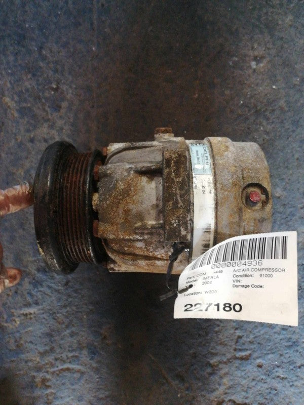 A/c Air Compressor CHEVY IMPALA 00 01 02 03