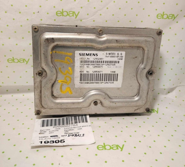 01 02 03 OLDSMOBILE AURORA Engine/motor Brain Box