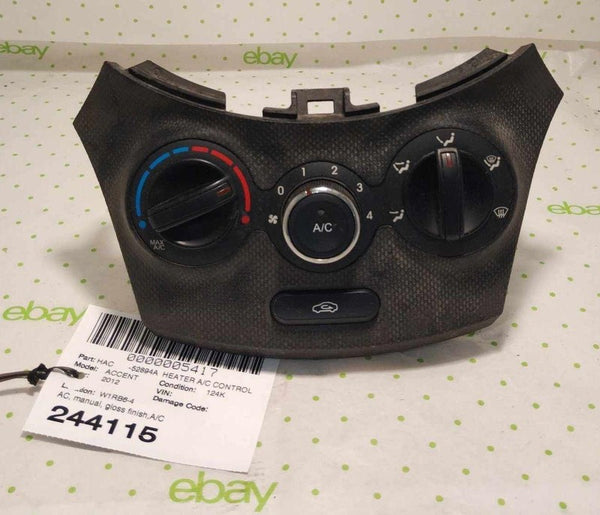 12 13 14 HYUNDAI ACCENT Heater A/c Control