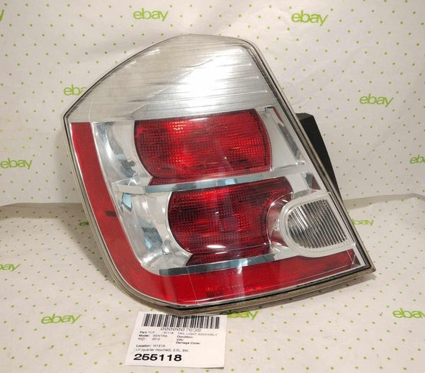 10 11 12 NISSAN SENTRA Tail Light Assembly Left