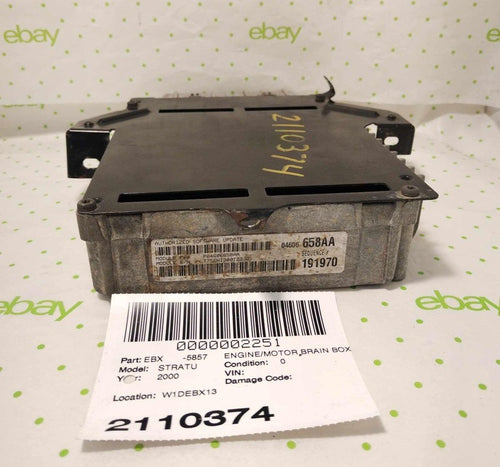00 DODGE STRATUS Engine/motor Brain Box