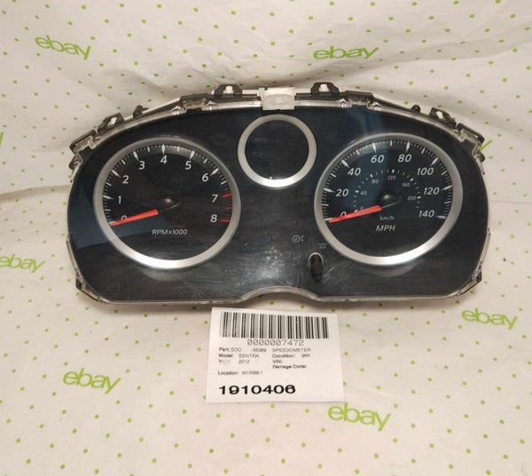 11 12 NISSAN SENTRA Speedometer