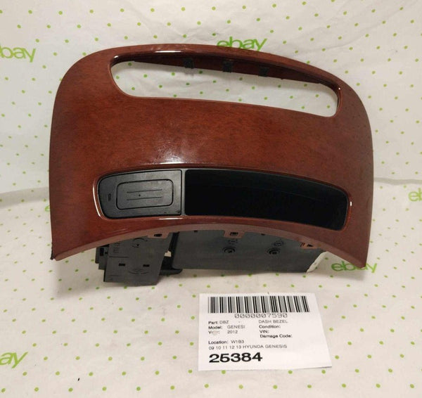 09 10 11 12 13 HYUNDAI GENESIS DASH CENTER CONSOLE STORAGE TRIM BEZEL