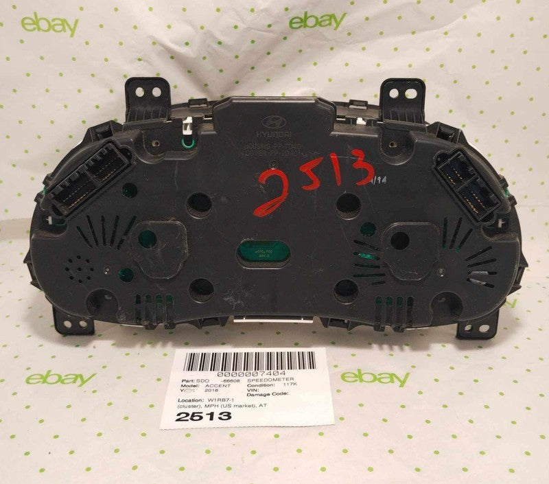 15 16 17 HYUNDAI ACCENT Speedometer