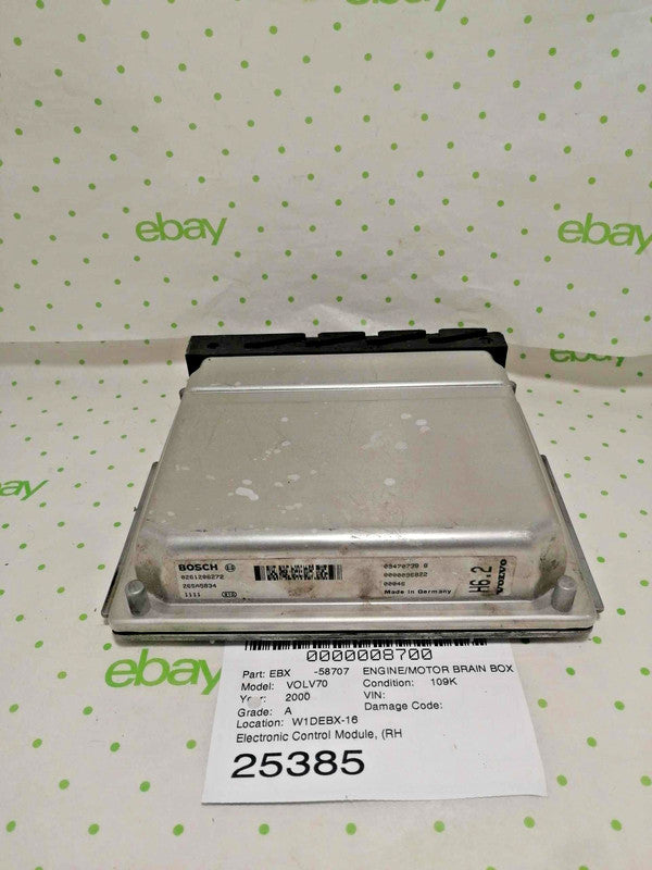 Engine/motor Brain Box VOLVO 70 SERIES 00 01