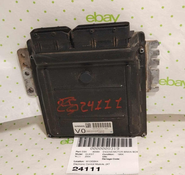 04 05 NISSAN QUEST Engine/motor Brain Box (AT) 4 speed3.5LAUTO